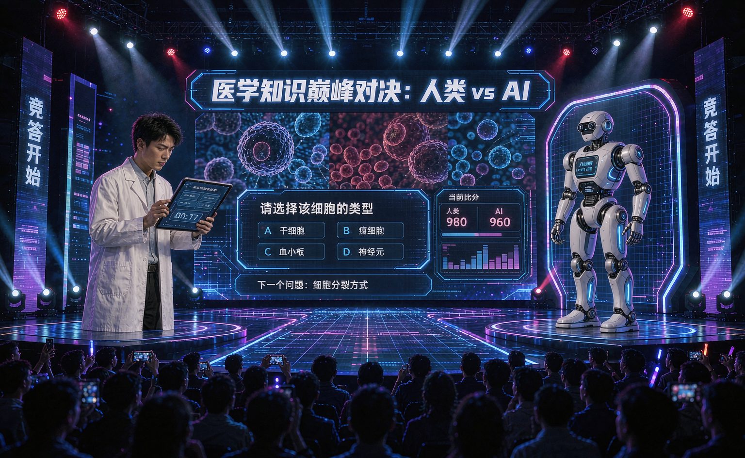 人机对战现场